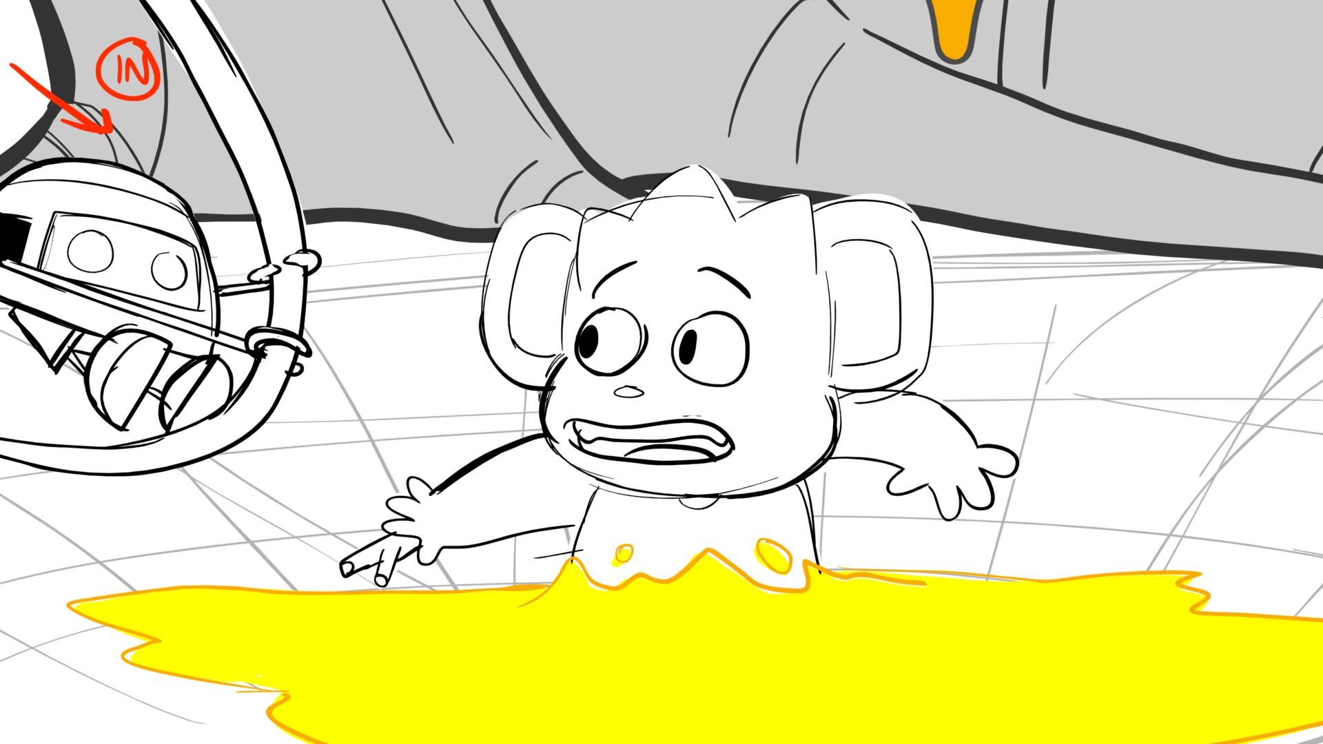 Fun with Nubs — Ep. 112, lámina 124, storyboard by Melissa Ballesteros